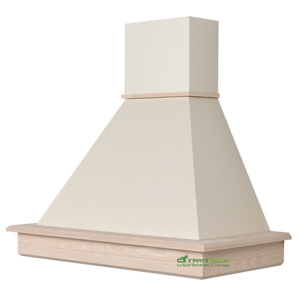 Cappa classica STOCK 90 rustica legno frassino grezzo motore Faber